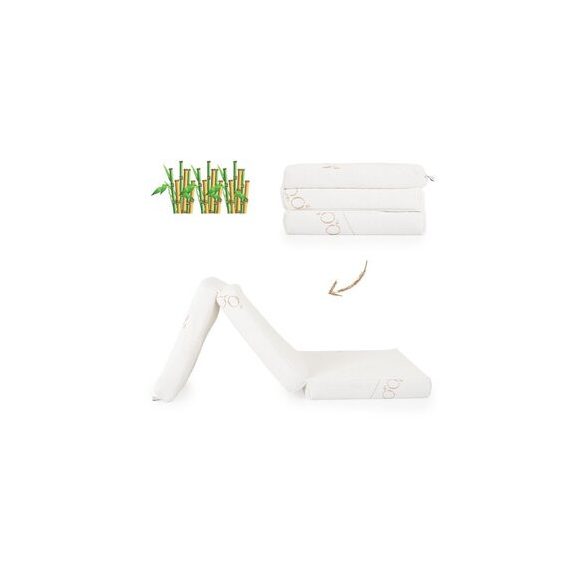 CASHMERE TOUCH összecsukható matrac aloe vera huzattalFEHÉR