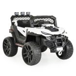 BO DUST DY-8888 elektromos autó, 4motoros, 12V/7A, 115cm BUGGY FEHÉR