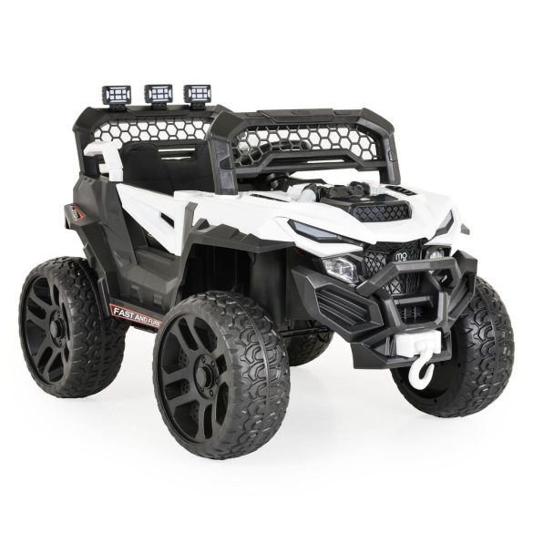 BO DUST DY-8888 elektromos autó, 4motoros, 12V/7A, 115cm BUGGY FEHÉR