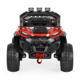 BO DUST DY-8888 elektromos autó, 4motoros, 12V/7A, 115cm BUGGY PIROS