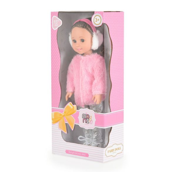 BABA 38cm hajasbaba téli ruhában 