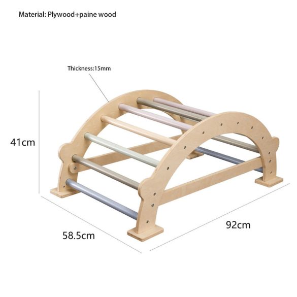 PIKLER fa MÁSZÓHÍD  Montessori  92*43cm NATUR