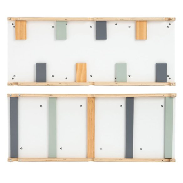 PIKLER 2in1 fa MÁSZÓKA 3szög és mászórámpa Montessori 132*60cm NATUR