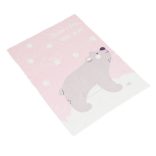 Takaró 75x100 cm Dreamy bear PINK
