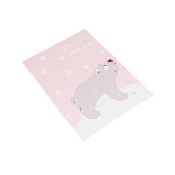 Takaró 75x100 cm Dreamy bear PINK