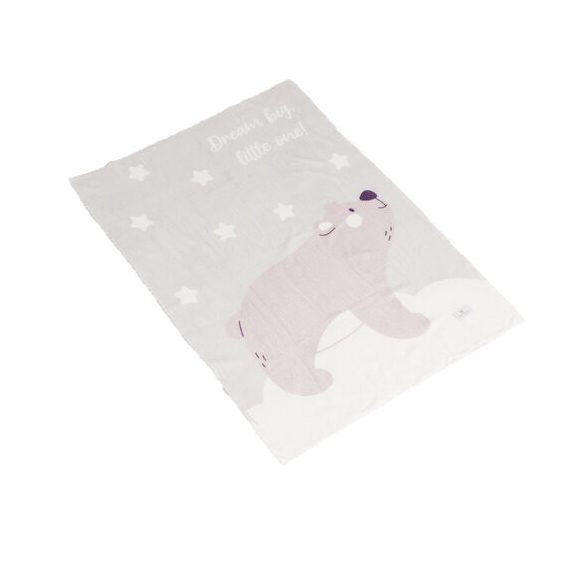 Takaró 75x100 cm Dreamy bear SZÜRKE
