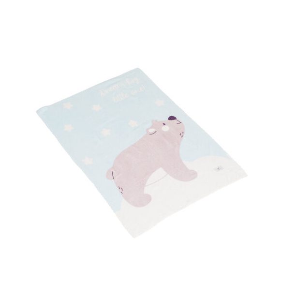 Takaró 75x100 cm Dreamy bear KÉK