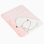 TAKARÓ SOFTY pihe puha kicsi 80*110cm  jegesmedvés PINK