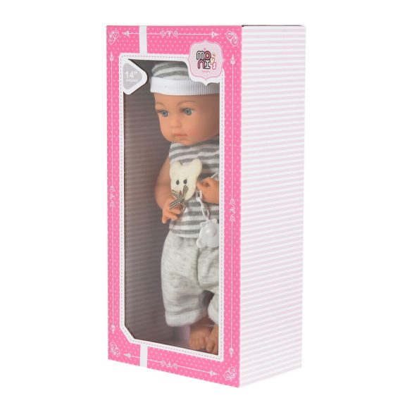 BABA 36 cmes FIÚ baba nadrágos CSÍKOS