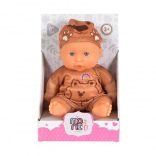 BABA 20cm 6013 újszülött BARNA