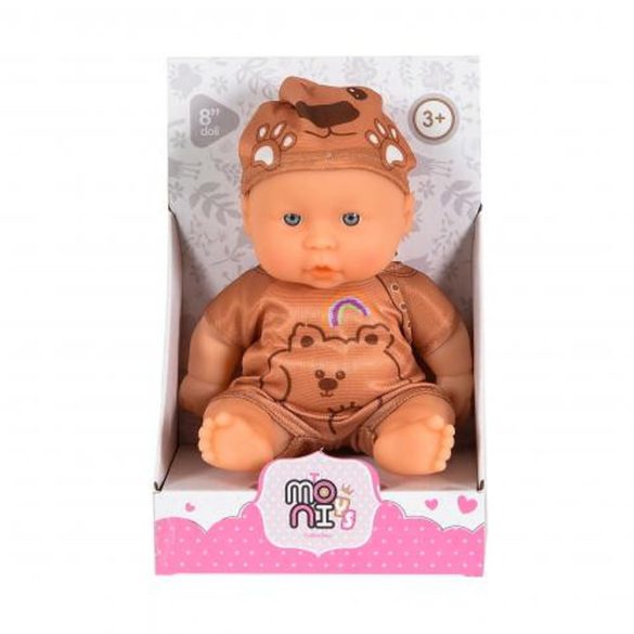 BABA 20cm 6013 újszülött BARNA