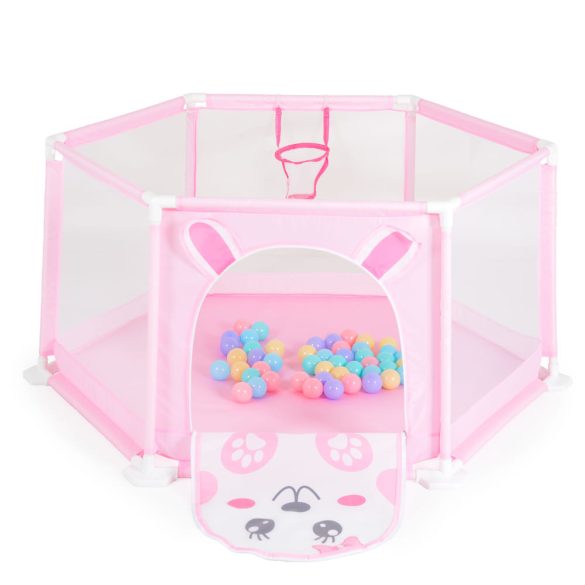 Labdamedence 146cm 50 labdával PINK