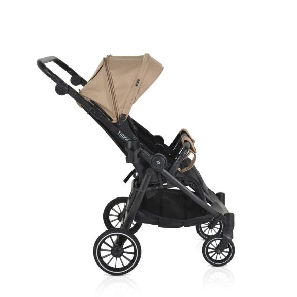 MONI TWINGO Iker babakocsi lábzsákkal CAMEL/BÉZS