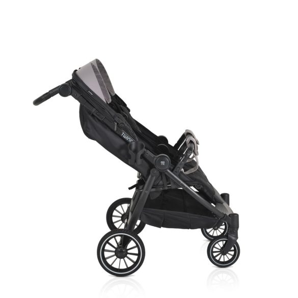 MONI TWINGO Iker babakocsi lábzsákkal ONYX/FEKETE