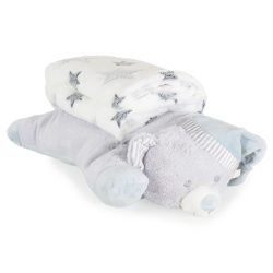 TAKARÓ Sleepy bear 90x75cm SZÜRKE