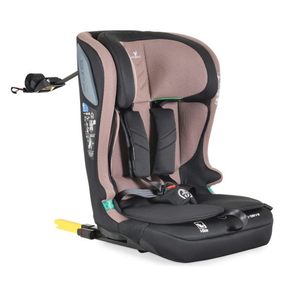 iDRIVE autós ülés 76-150cm POWDER PUFF PINK