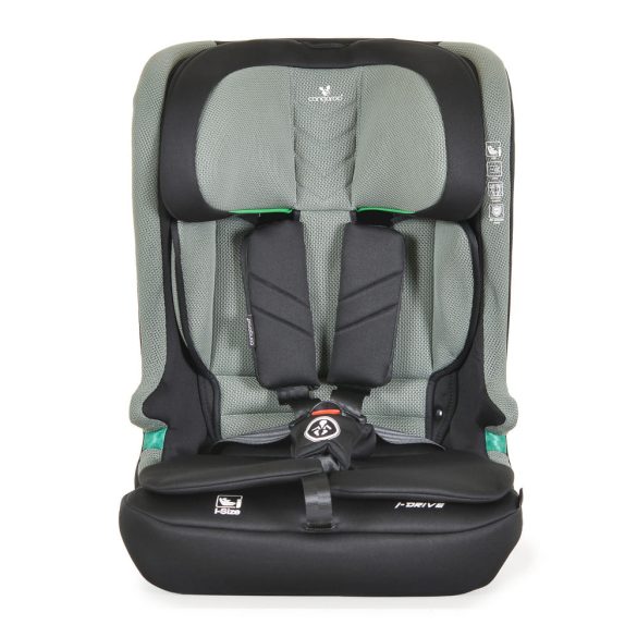 iDRIVE autós ülés 76-150cm TWILL ZÖLD