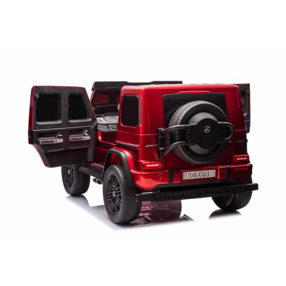 BO Mercedes-Benz G63 4x4 2személyes elektromos autó PIROS