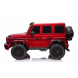 BO Mercedes-Benz G63 4x4 2személyes elektromos autó PIROS