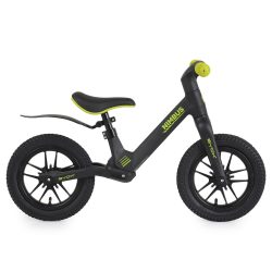 NIMBUS futóbicikli 12es fújható, világító kerekekkel FEKETE