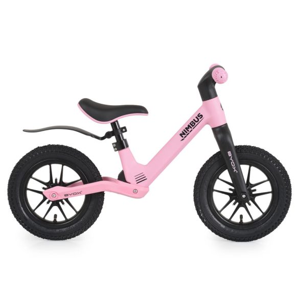 NIMBUS futóbicikli 12es fújható, világító kerekekkel PINK