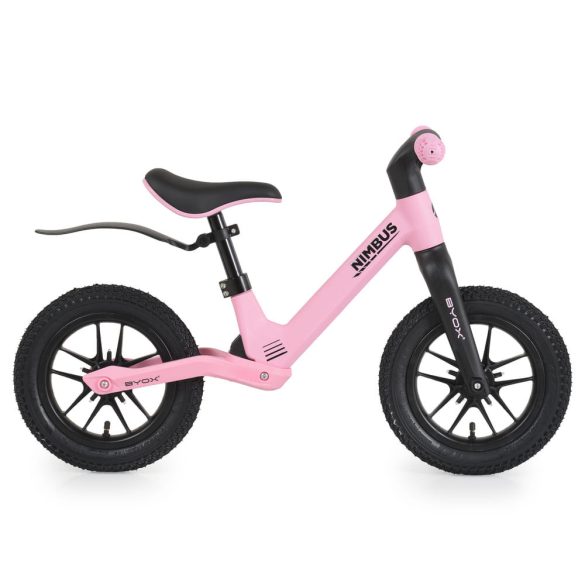 NIMBUS futóbicikli 12es fújható, világító kerekekkel PINK