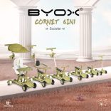 CORNET 6IN1 multifunkciós tricikli átalakítható rollerré ZÖLD
