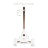 AERO roller, összecsukható, 50kg-ig, 3 kerekű, arany váz FEHÉR