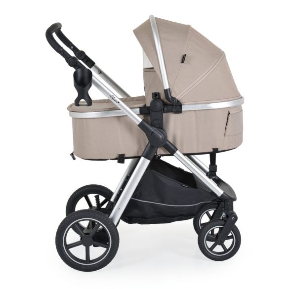 ALINA 2IN1 babakocsi SZETT átalakítható babakocsi+autós hordozó BÉZS/SEED PEARL