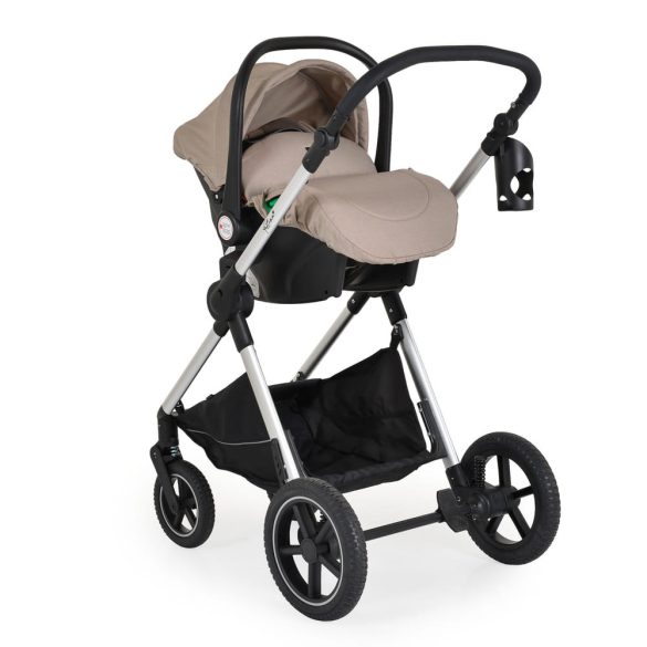 ALINA 2IN1 babakocsi SZETT átalakítható babakocsi+autós hordozó BÉZS/SEED PEARL