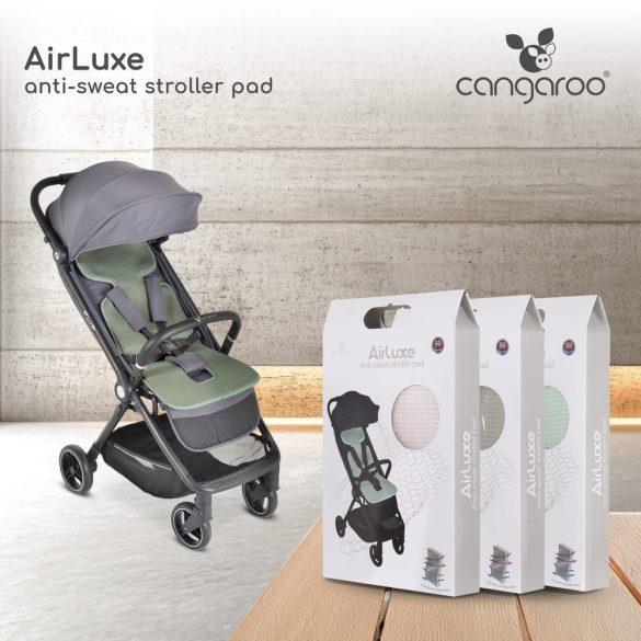 AIRLUXE babakocsi ülésvédő/nedvesség elleni huzatvédő SZÜRKE