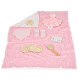 BEARLI ajándékszett takaró, játék, zokni 6in1 PINK