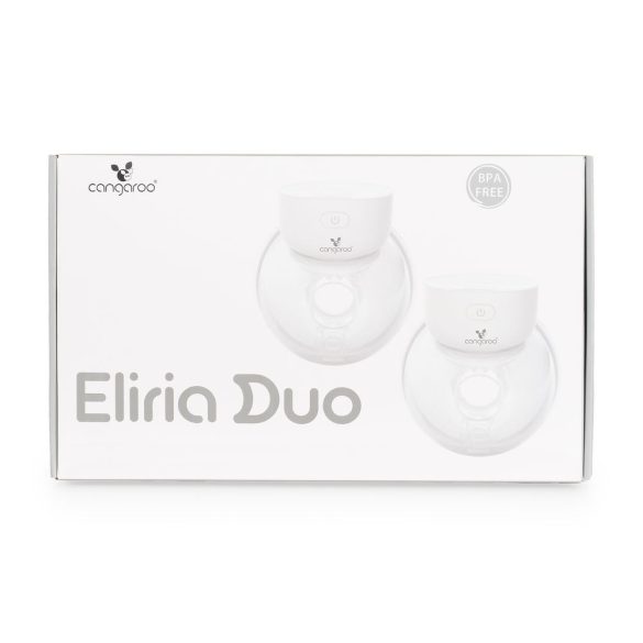 ELIRIA DUO kéz nélküli mellszívó pulóver alá 2 tartályos FEHÉR