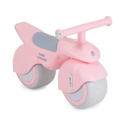 MINI CRUZE futóbicikli, ráülős járgány, kismotor, zenélő, óriás kerekekkel RÓZSASZÍN