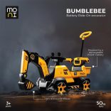 BUMBLEBEE ráülős akkus vezethető kotrógép 50kg-ig SÁRGA/FEKETE