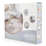 CROCO multifunkciós, összecsukható pelenkázó asztal SZÜRKE