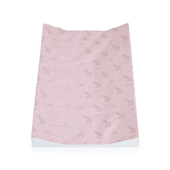 PELENKÁZÓLAP soft 44x67cm zsiráfos PINK
