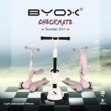 CHECKMATE roller ráülős, átalakítható 50kg-ig PINK
