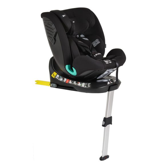 i-PROTECT autós ülés 40-150cm támasztólábbal 360 forgatható FEKETE
