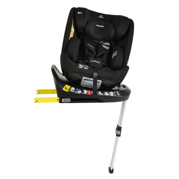 i-PROTECT autós ülés 40-150cm támasztólábbal 360 forgatható FEKETE