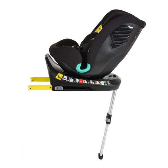 i-PROTECT autós ülés 40-150cm támasztólábbal 360 forgatható FEKETE