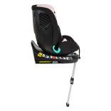 i-PROTECT autós ülés 40-150cm támasztólábbal 360 forgatható PINK