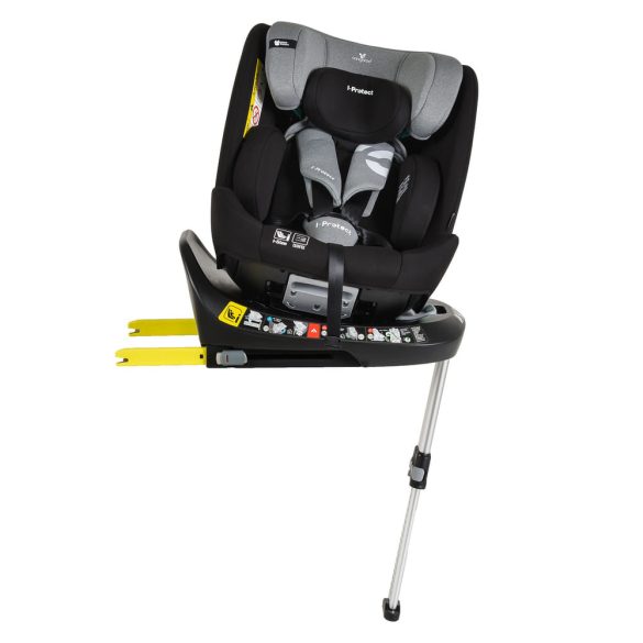 i-PROTECT autós ülés 40-150cm támasztólábbal 360 forgatható STEEL/SZÜRKE