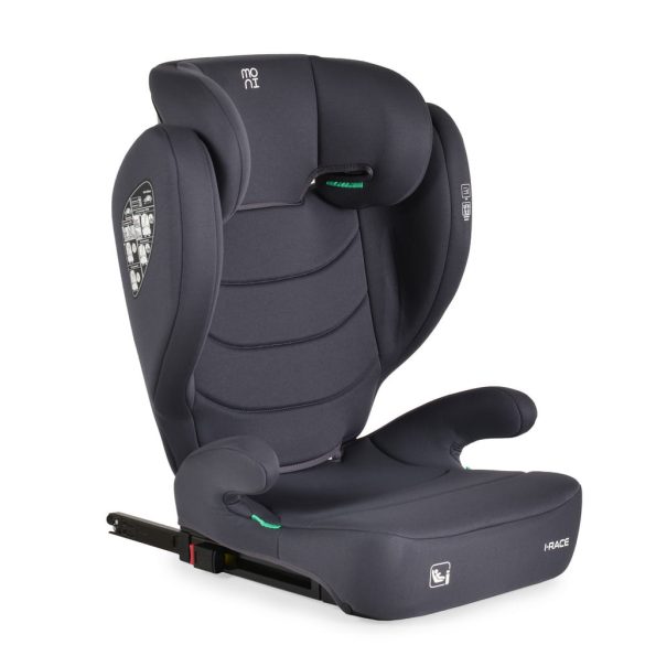 I-RACE autós ülés 100-150 cm ülésmagasítóvá alakítható SZÜRKE