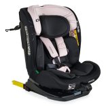 VAMOS autós ülés 40-150cm 360 forgatható PINK