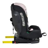 VAMOS autós ülés 40-150cm 360 forgatható PINK