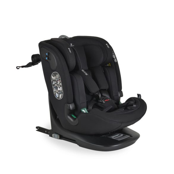 GTS prémium autós ülés 40-150cm SPS, 360fokban forgatható FEKETE