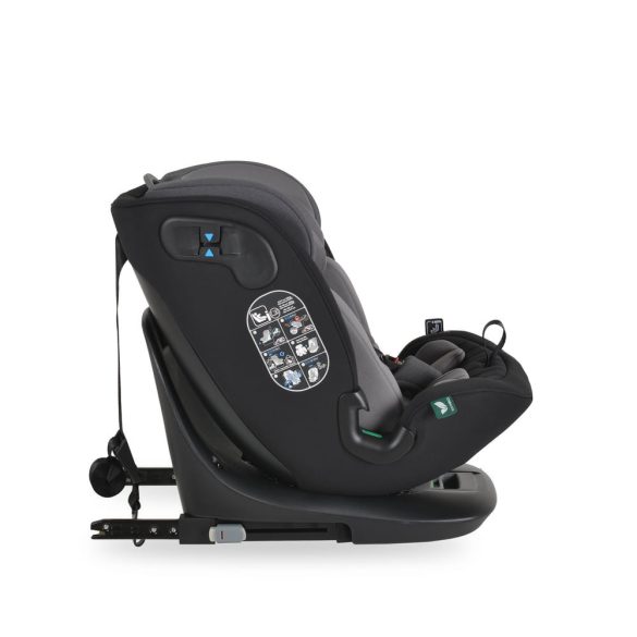GTS prémium autós ülés 40-150cm SPS, 360fokban forgatható SZÜRKE