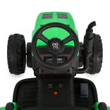 BO DALLAS elektromos traktor trélerrel 12V 140cm ZÖLD