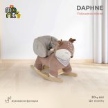 HINTÁZÓ őzike plüss, zenélő Daphne BARNA